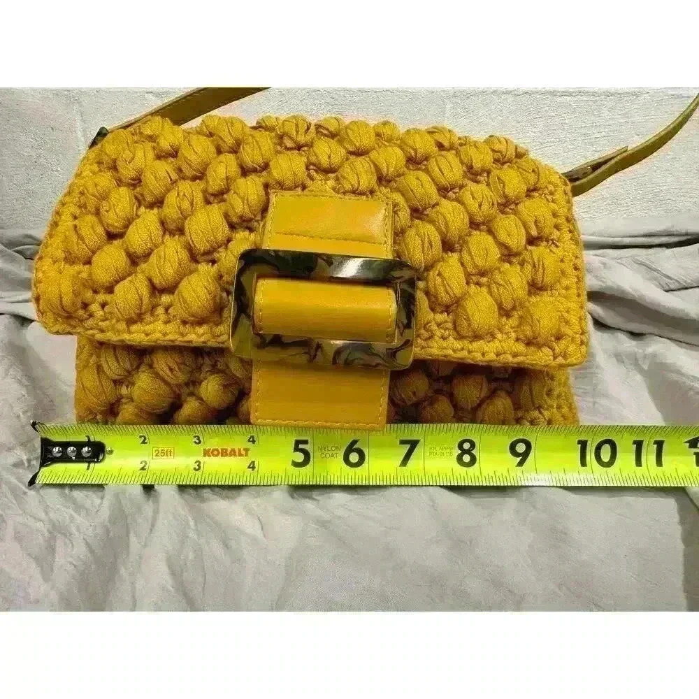 Crochet purse handbag or clutch boho style festival bag - Picture 6 of 9